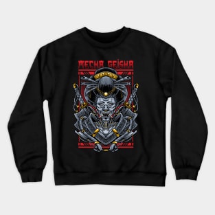 Badass Mecha Geisha Crewneck Sweatshirt